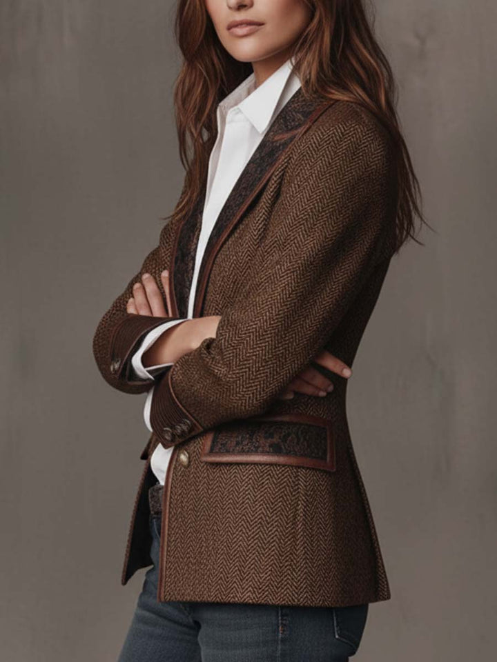 Gisèle | Blazer Chevron Stampato - immagine 3