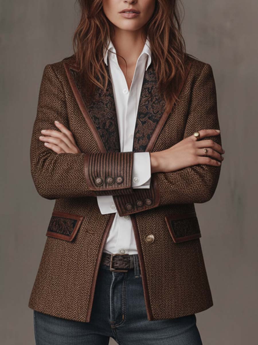 Gisèle | Blazer Chevron Stampato - immagine 2
