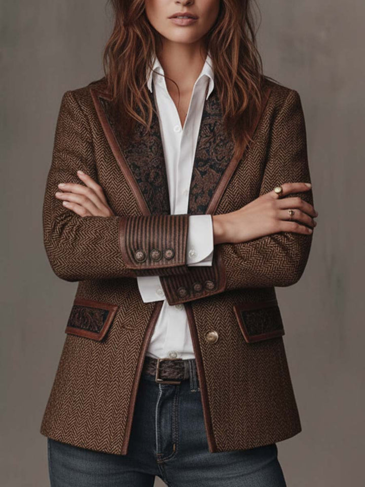 Gisèle | Blazer Chevron Stampato - immagine 2