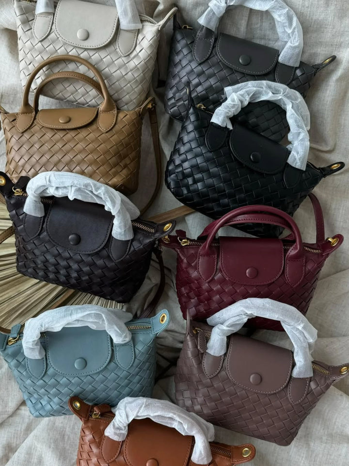 Elise | Borsa Convertibile Piccola Intrecciata