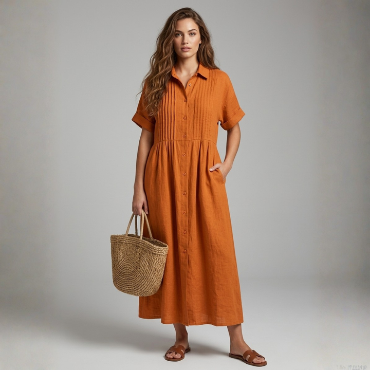 Electra | Abito Chemisier in Cotone