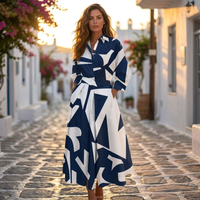 Righe blu e bianco