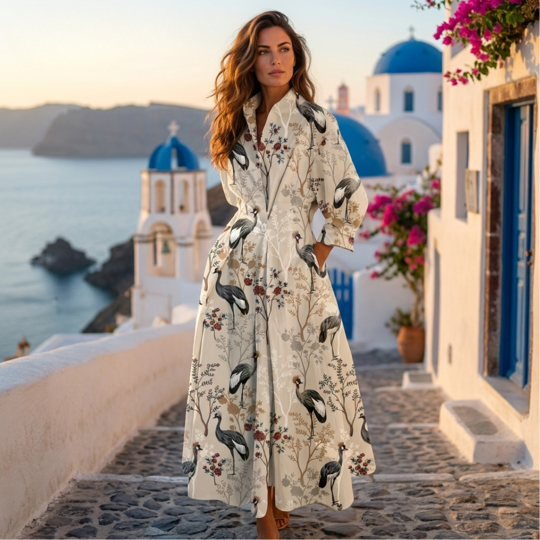 Lana | Abito in Cotone con Colletto