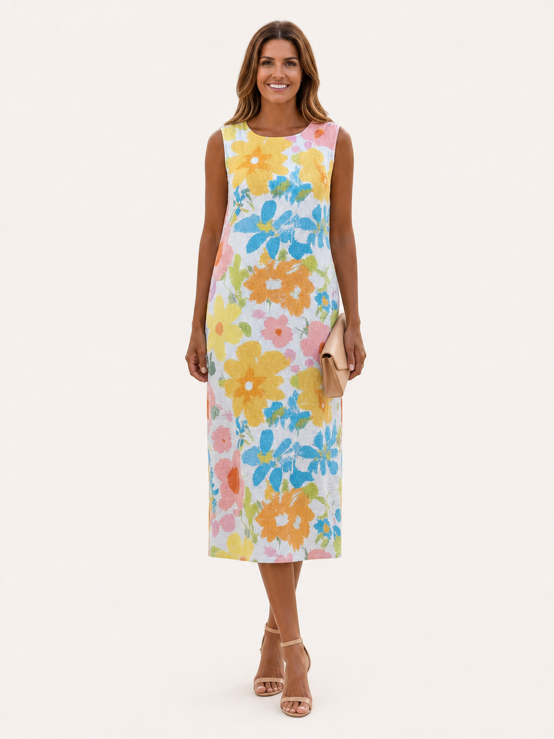 Lena | Abito Midi Floreale Pastello