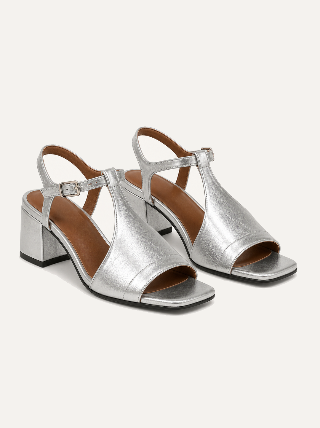 Placida | Sandali con Tacco e Fascia a T