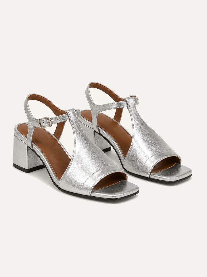 Placida | Sandali con Tacco e Fascia a T