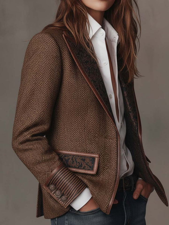 Gisèle | Blazer Chevron Stampato - immagine 9