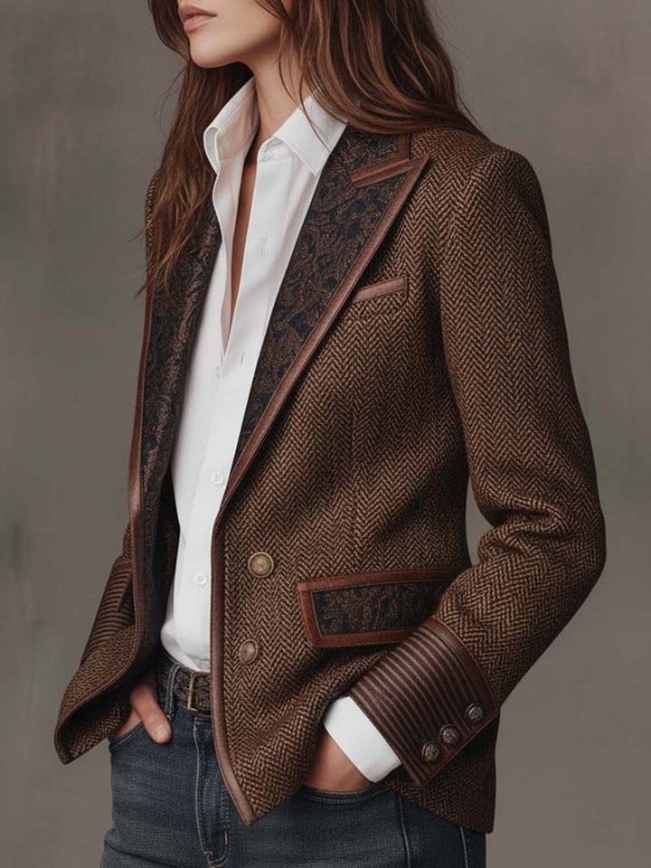 Gisèle | Blazer Chevron Stampato - immagine 10