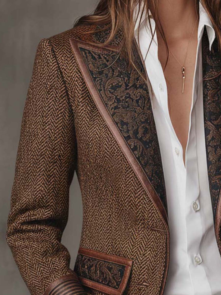 Gisèle | Blazer Chevron Stampato - immagine 5