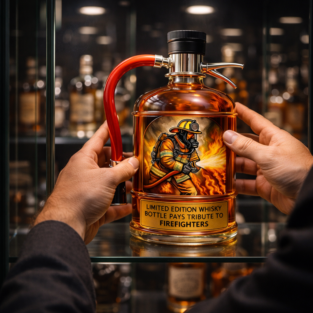 Bottiglia di whisky – Edizione Pompiere