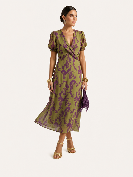 Virel | Abito midi floreale relaxed