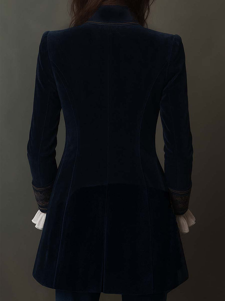 Athénaïs | Giacca Vintage Blu Navy - immagine 9