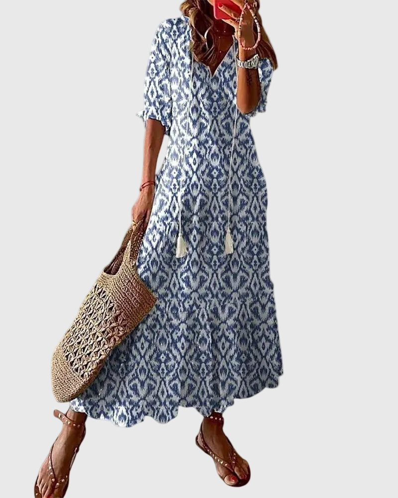 Sofia | Abito Maxi Estivo Boho Vintage