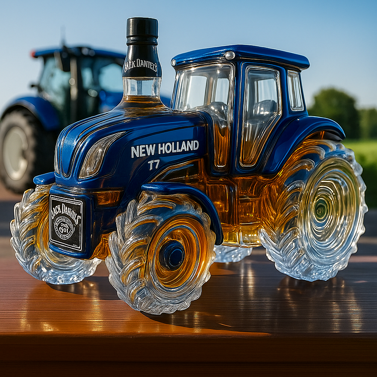 Bottiglia per whisky New Holland T7™ | Classica forma a trattore