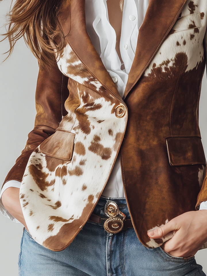 Agathe | Blazer Vintage Animalier - immagine 5