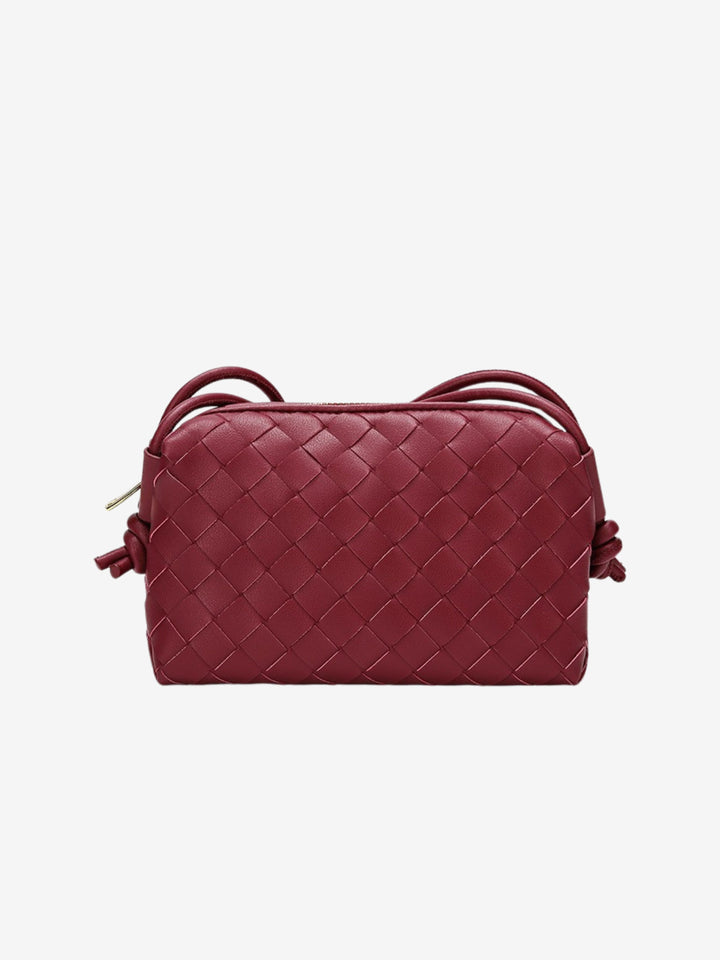 Janna | Borsa a tracolla compatta intrecciata per ogni giorno