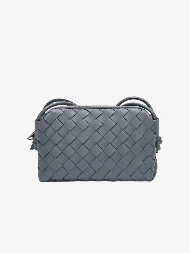 Janna | Borsa a tracolla compatta intrecciata per ogni giorno