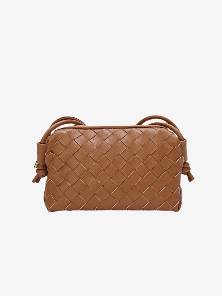 Janna | Borsa a tracolla compatta intrecciata per ogni giorno