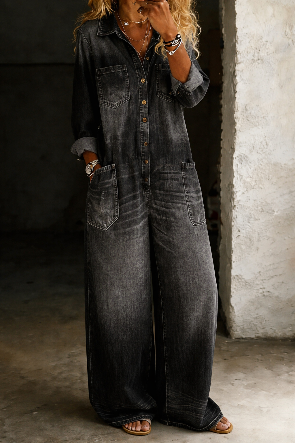 Lena | Salopette Casual Comoda