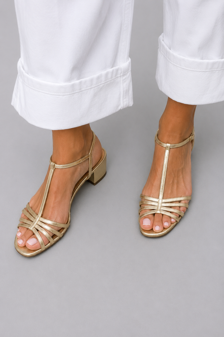 Antonia | Sandali con Tacco Basso