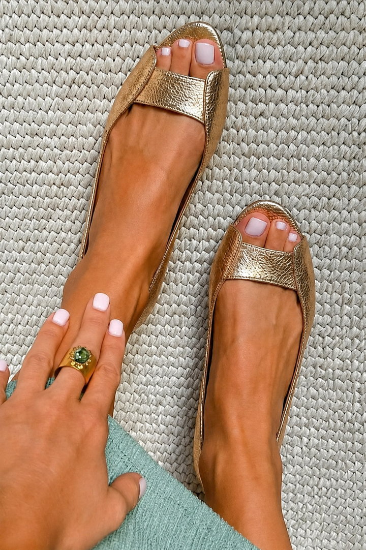 Reyes | Sandali Bassi Metallizzati