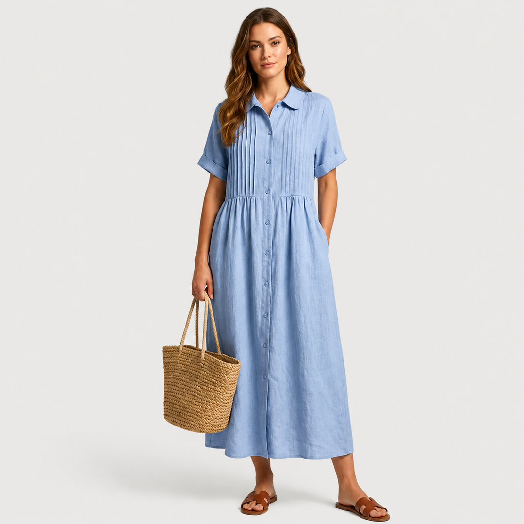 Electra | Abito Chemisier in Cotone