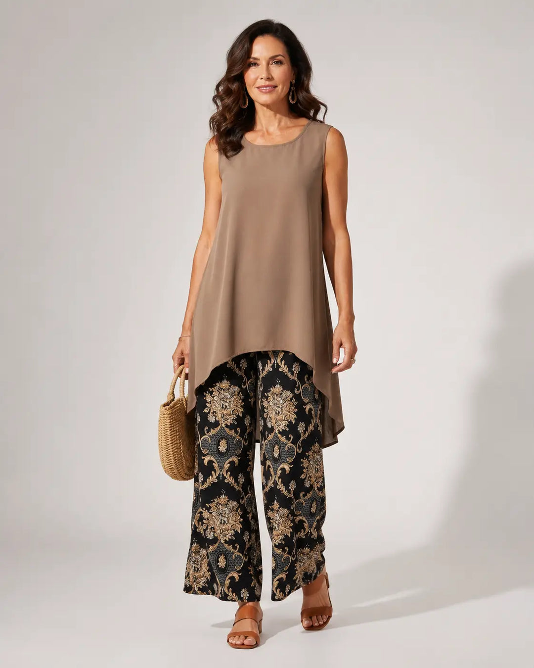 Tránsito | Coordinato Boho Tunica e Pantalone Ampio
