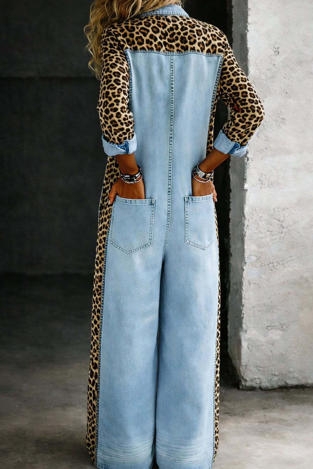Amanda | Salopette Intera in Denim