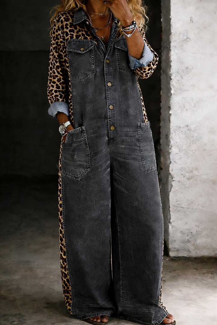 Amanda | Salopette Intera in Denim