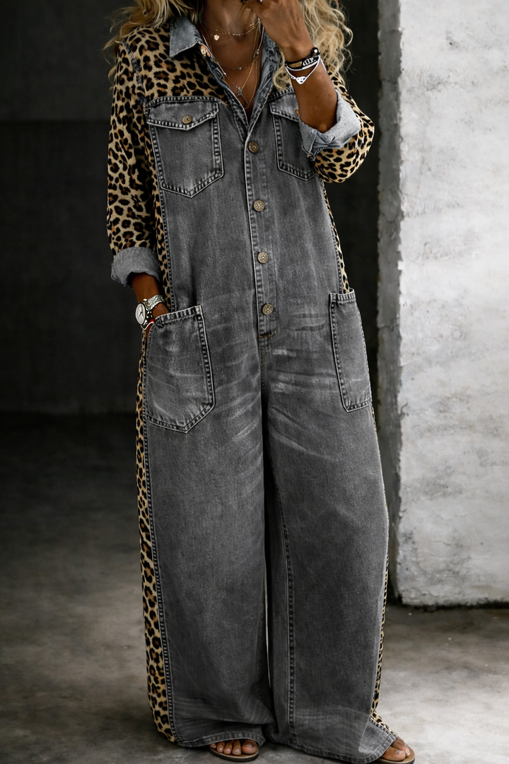 Amanda | Salopette Intera in Denim