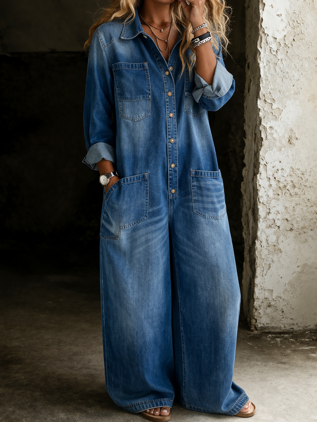 Lena | Salopette Casual Comoda