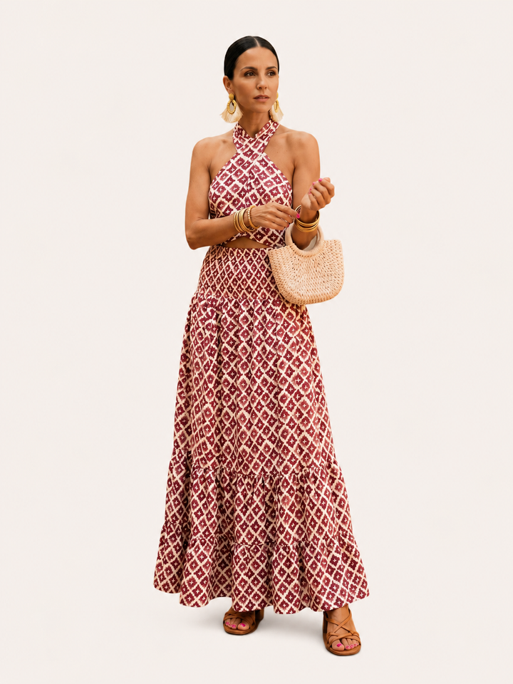 Elsa | Completo Elegante con Spalle Scoperte