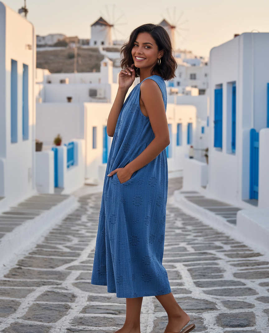 Tatiana | Abito Midi Ricamato