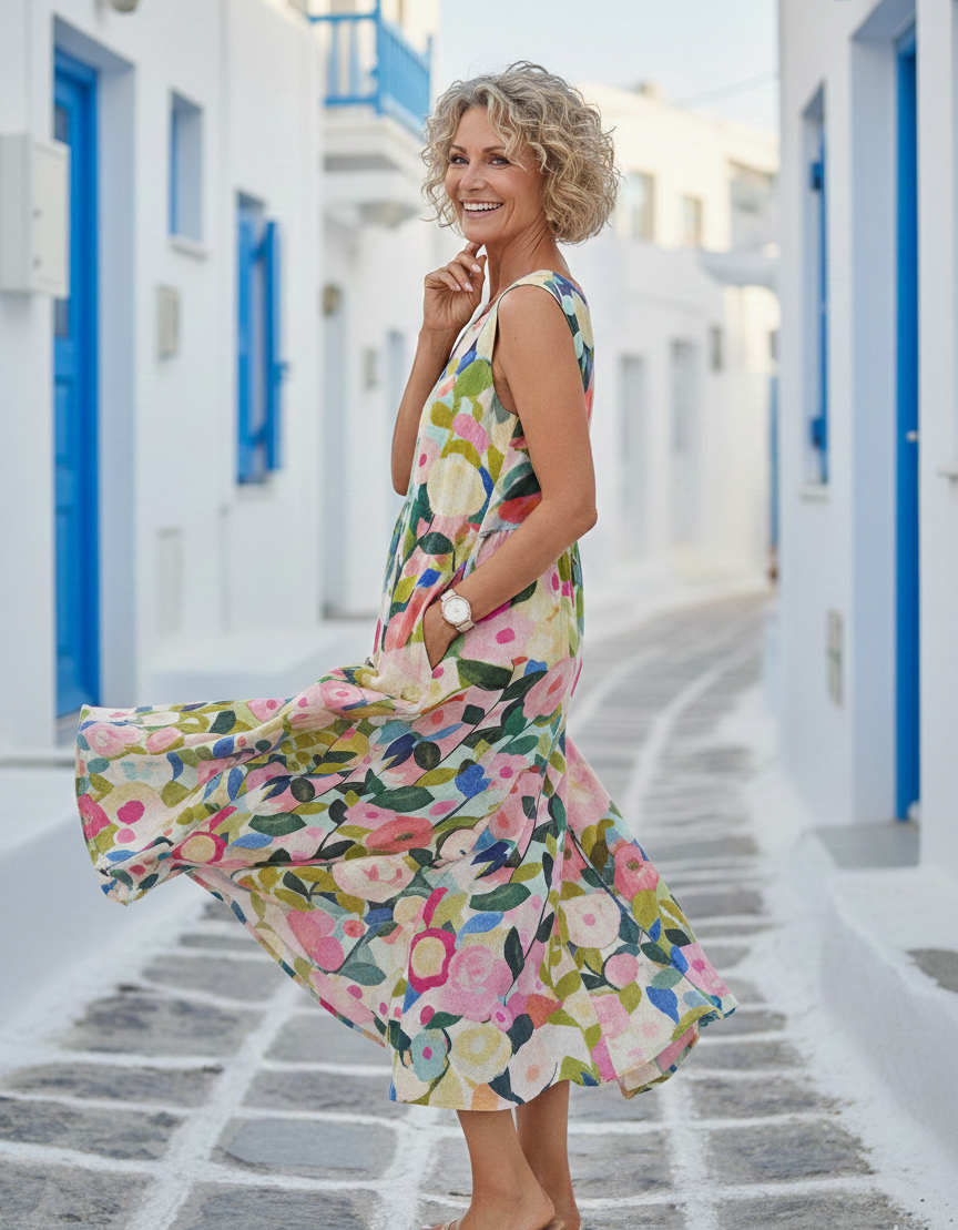 Amalia | Abito Midi Floreale