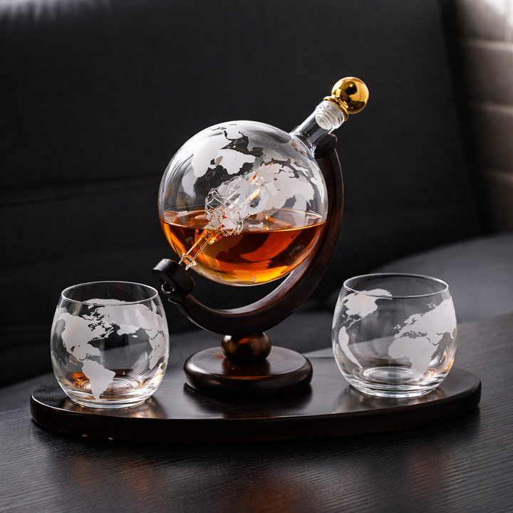 Bottiglie di Whisky – Edizione Mappa del Mondo
