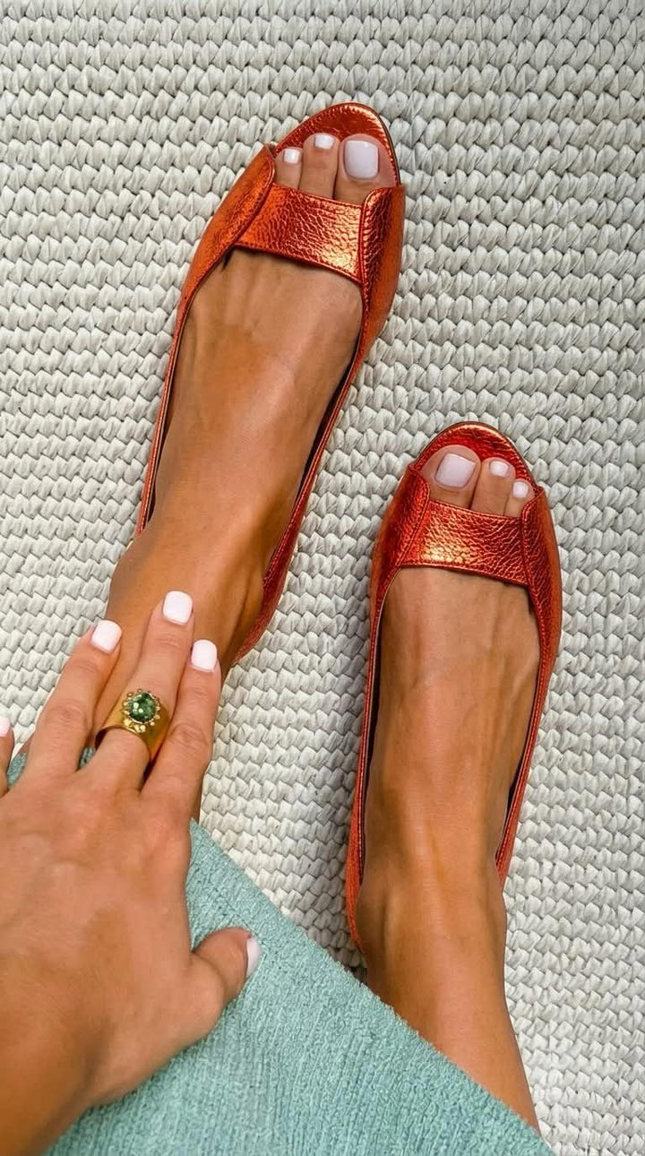 Reyes | Sandali Bassi Metallizzati