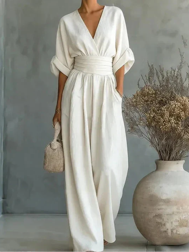 Chiara | Coordinato Lungo Fluido con Fantasia