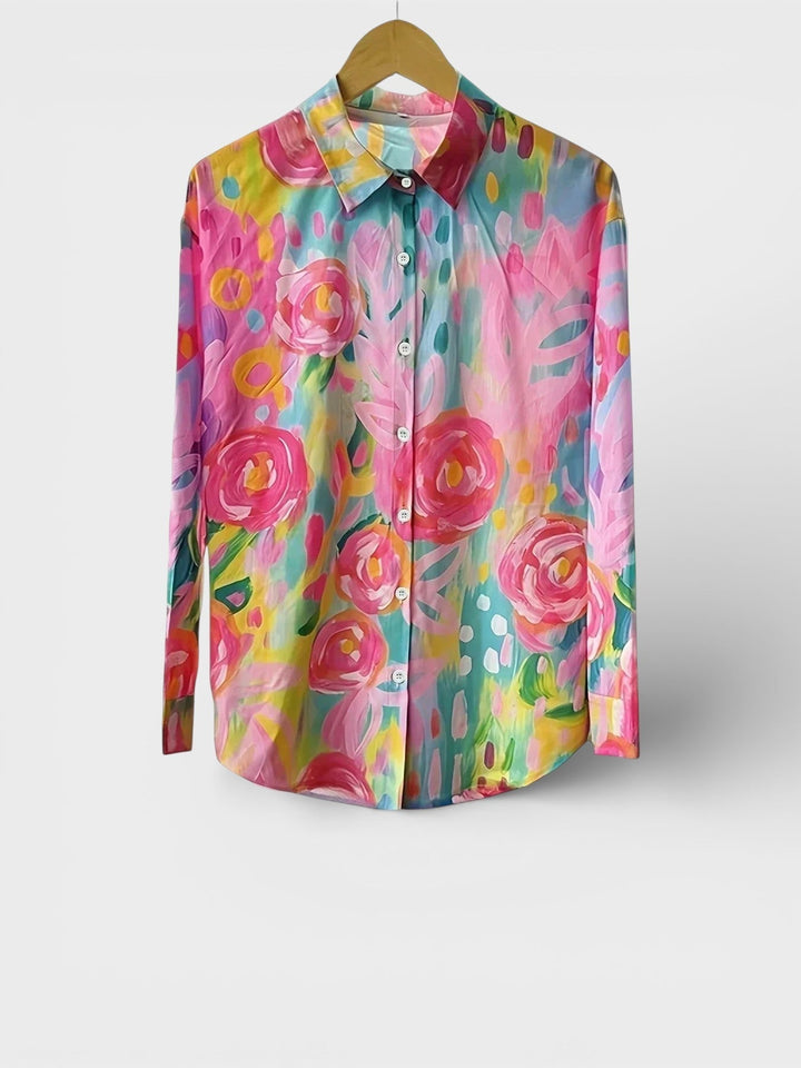 Nina™ | Blusa con stampa colorata
