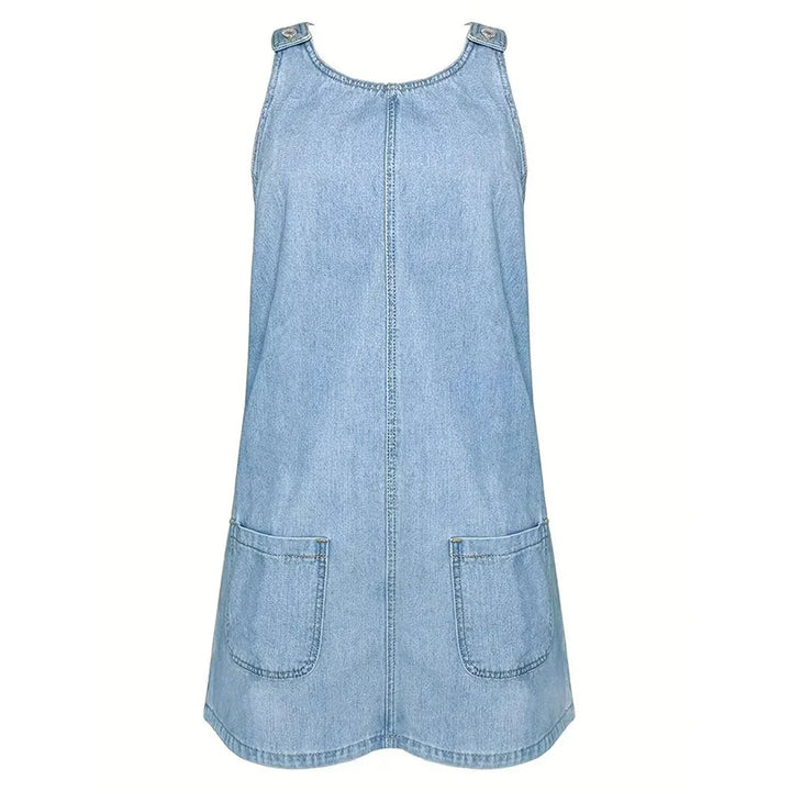 Saylor | Abito Ampio Effetto Denim