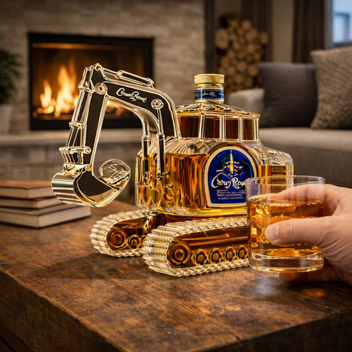 Bottiglia di whisky - Edizione Escavatore