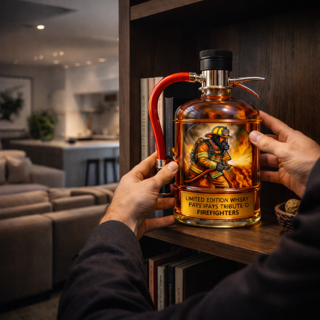 Bottiglia di whisky – Edizione Pompiere