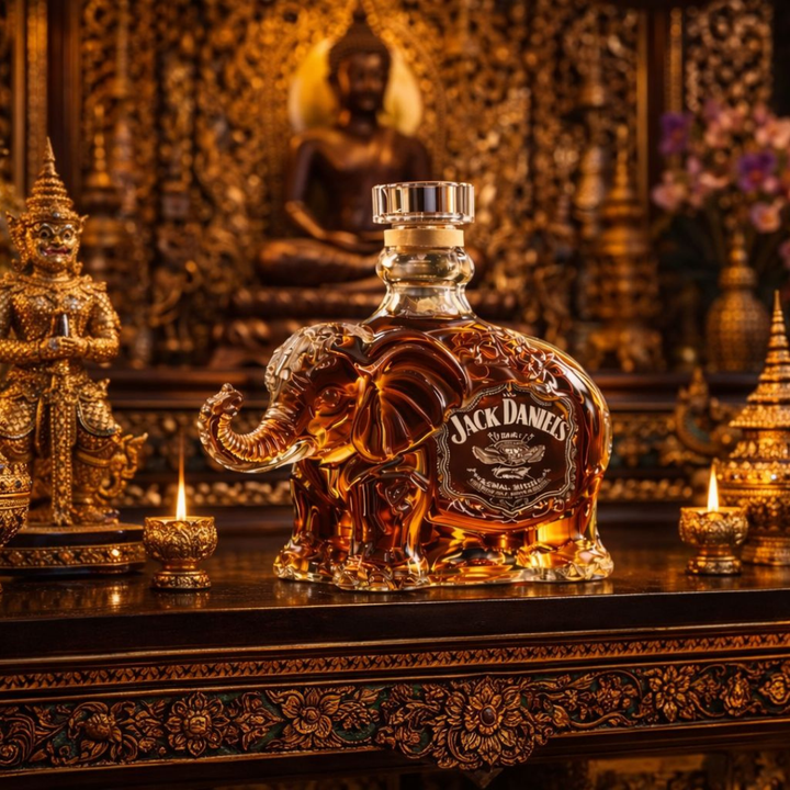 Bottiglia di whisky Jack Daniel’s – Edizione Elefante