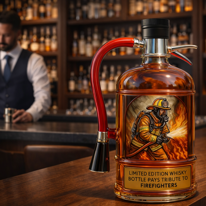 Bottiglia di whisky – Edizione Pompiere