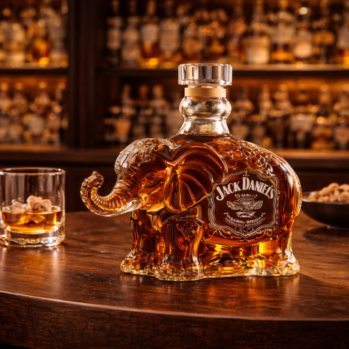 Bottiglia di whisky Jack Daniel’s – Edizione Elefante