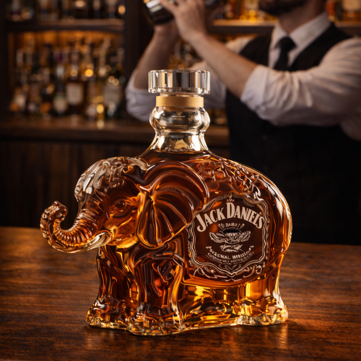 Bottiglia di whisky Jack Daniel’s – Edizione Elefante
