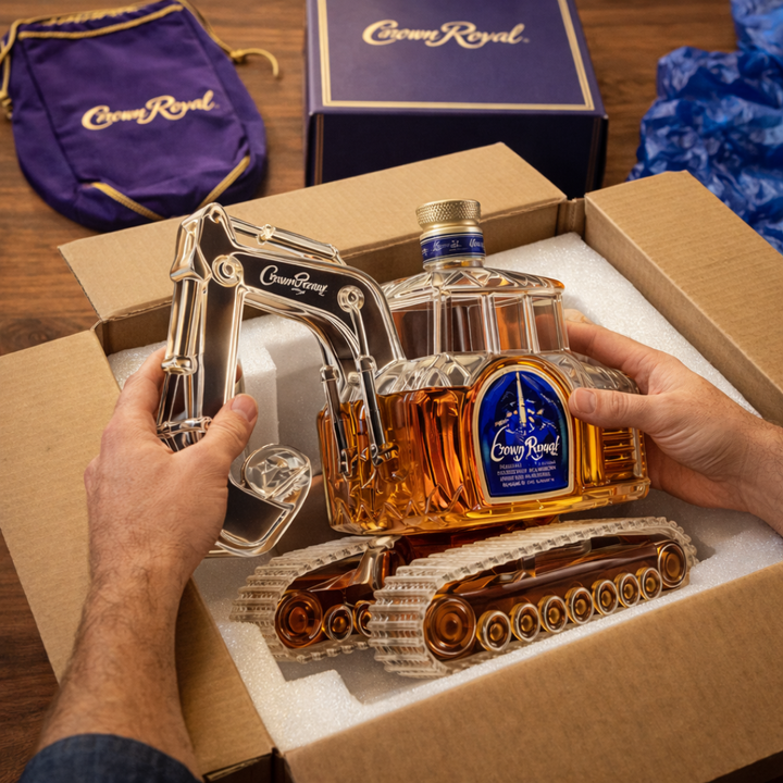 Bottiglia di whisky - Edizione Escavatore