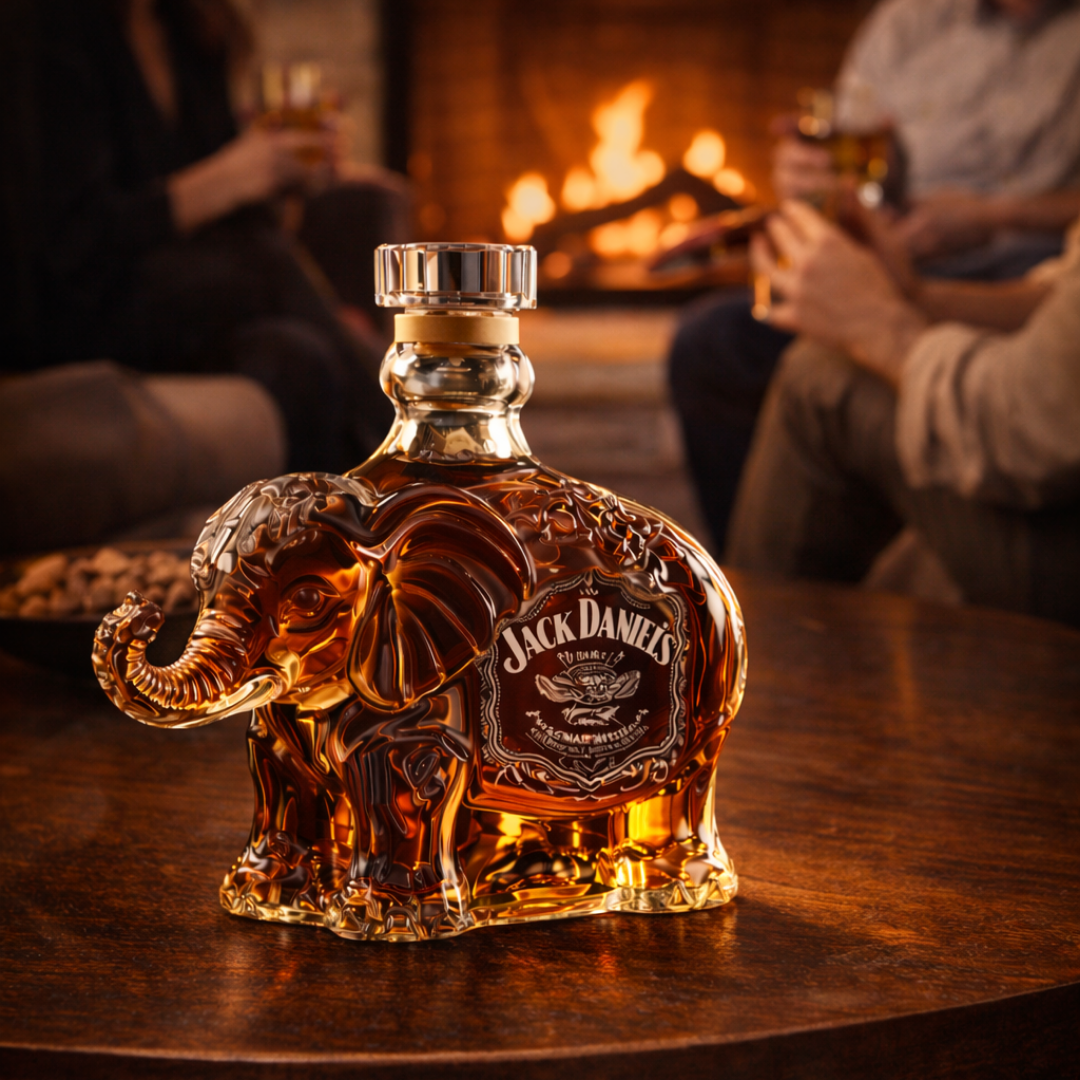 Bottiglia di whisky Jack Daniel’s – Edizione Elefante