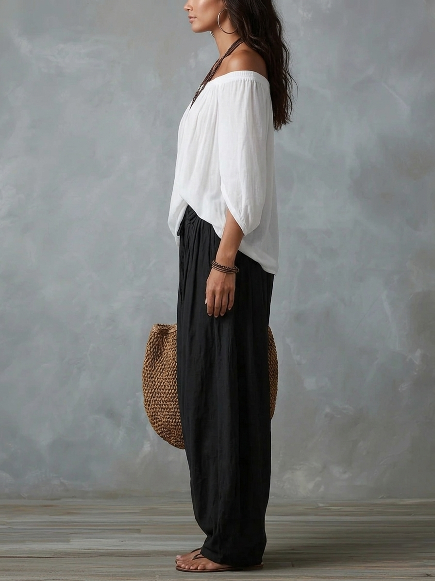 Isabella | Coordinato Bohémien Fluido a Palloncino