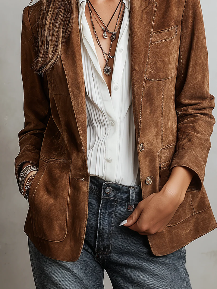 Marcelle | Blazer Vintage Marrone - immagine 5
