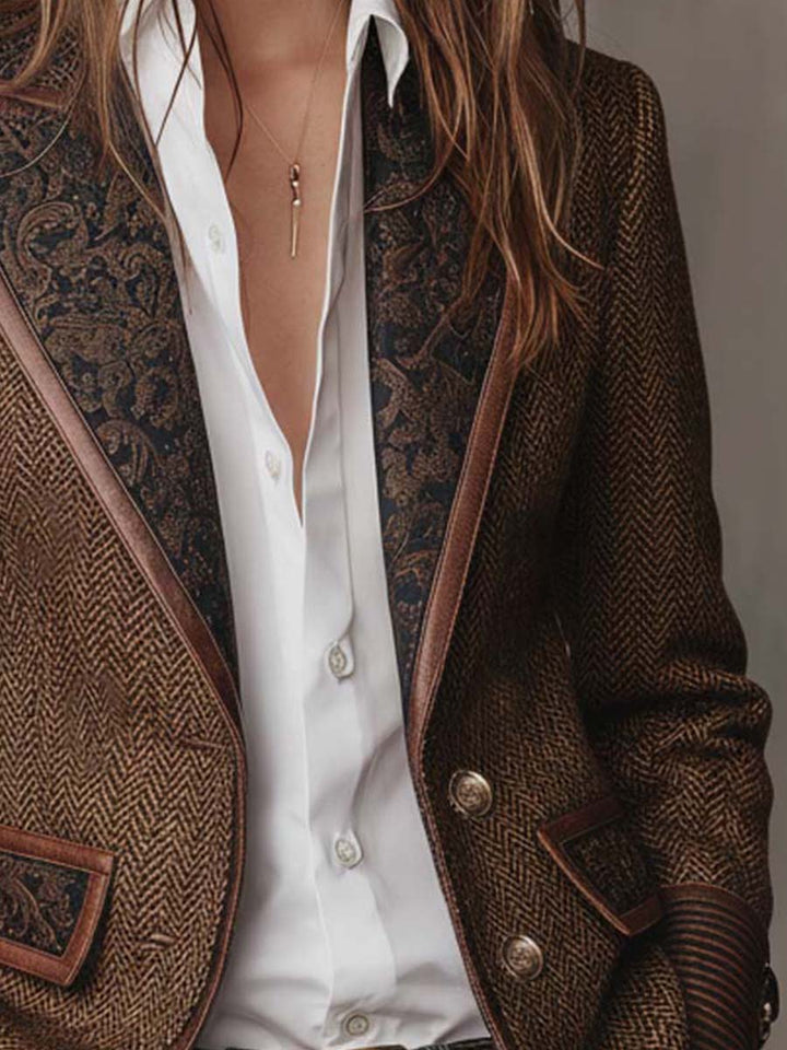 Gisèle | Blazer Chevron Stampato - immagine 7